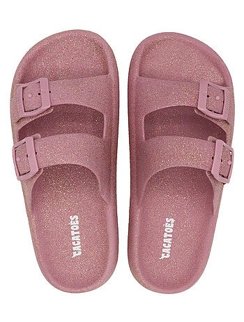 Sandales plates Jessy Glitter Cacatoès