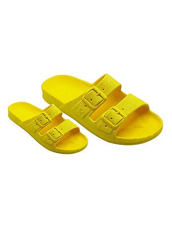 Sandales plates Neon Cacatoès