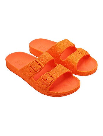 Sandales plates Neon Cacatoès