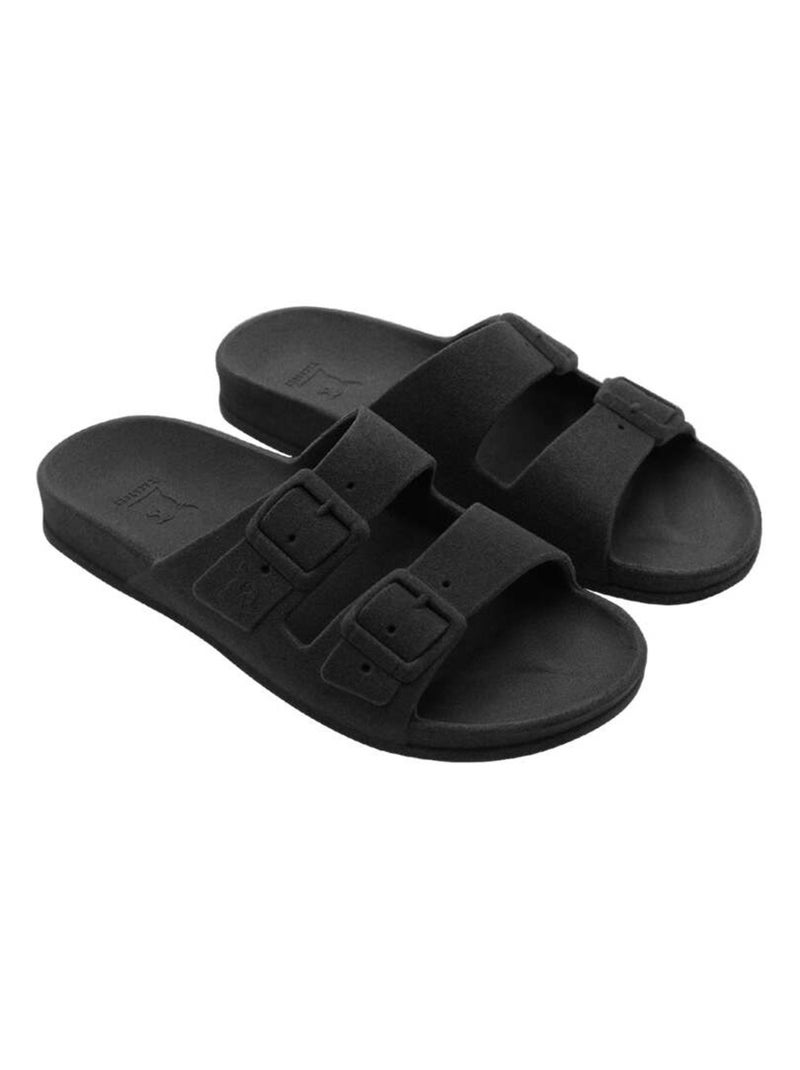 Sandales plates Nuvem Cacatoès Noir - Kiabi