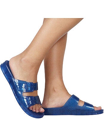 Sandales plates ? paillette Femme ANJO GLITTER