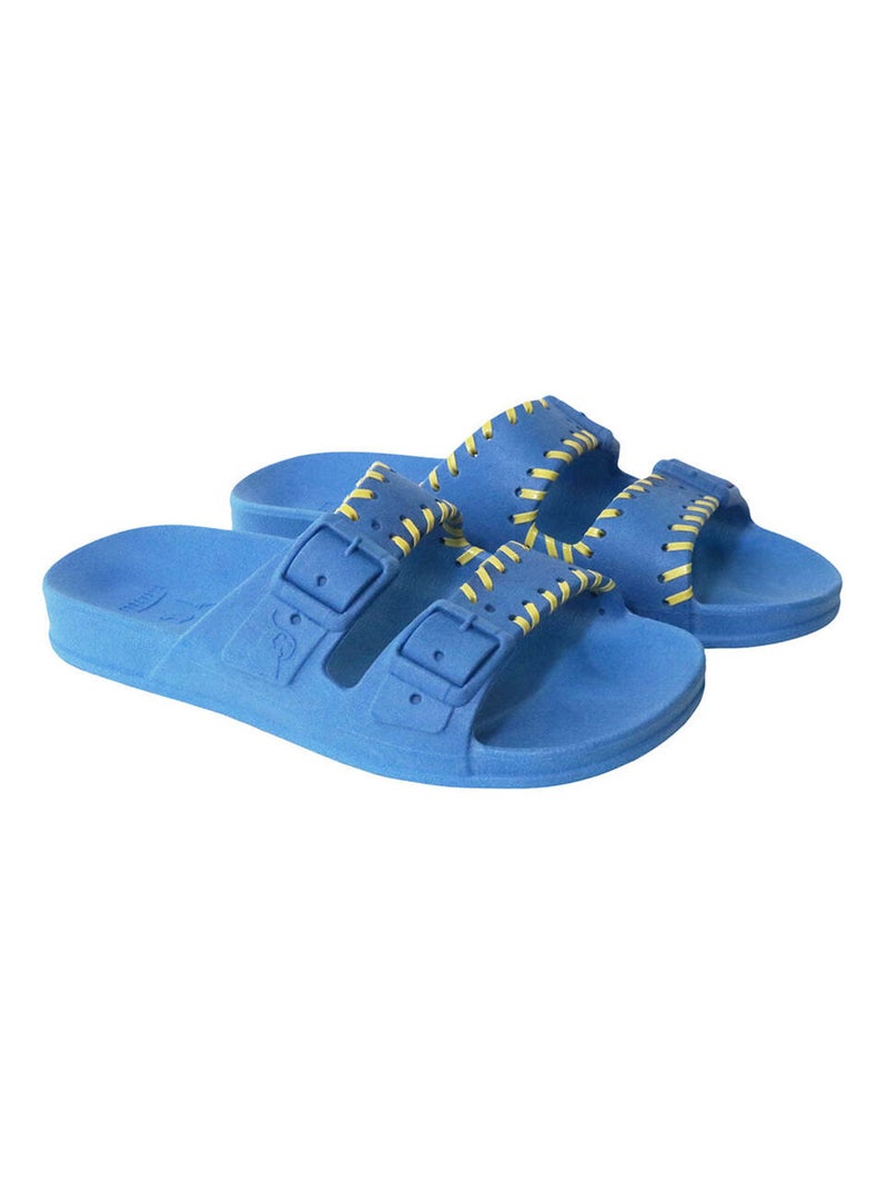 Sandales plates Pitinga Cacatoès Bleu roi - Kiabi