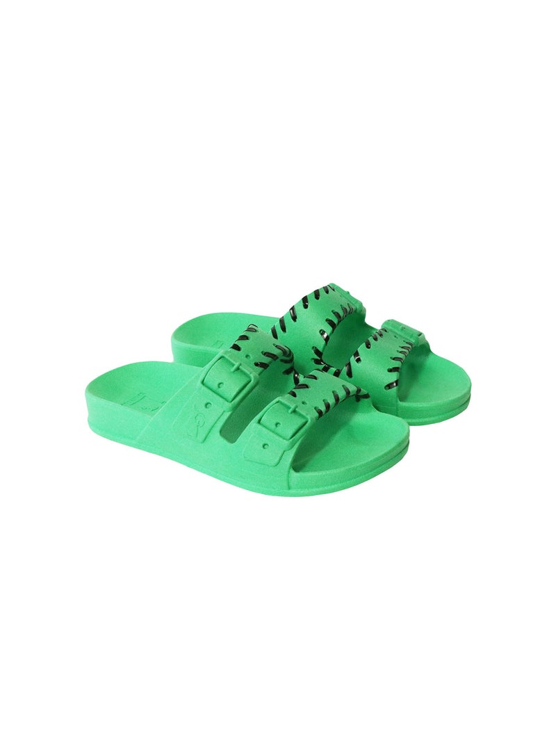 Sandales plates Pitinga Cacatoès Vert - Kiabi