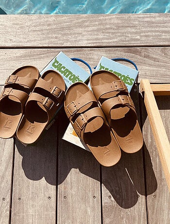 Sandales plates Rio De Janeiro Cacatoès