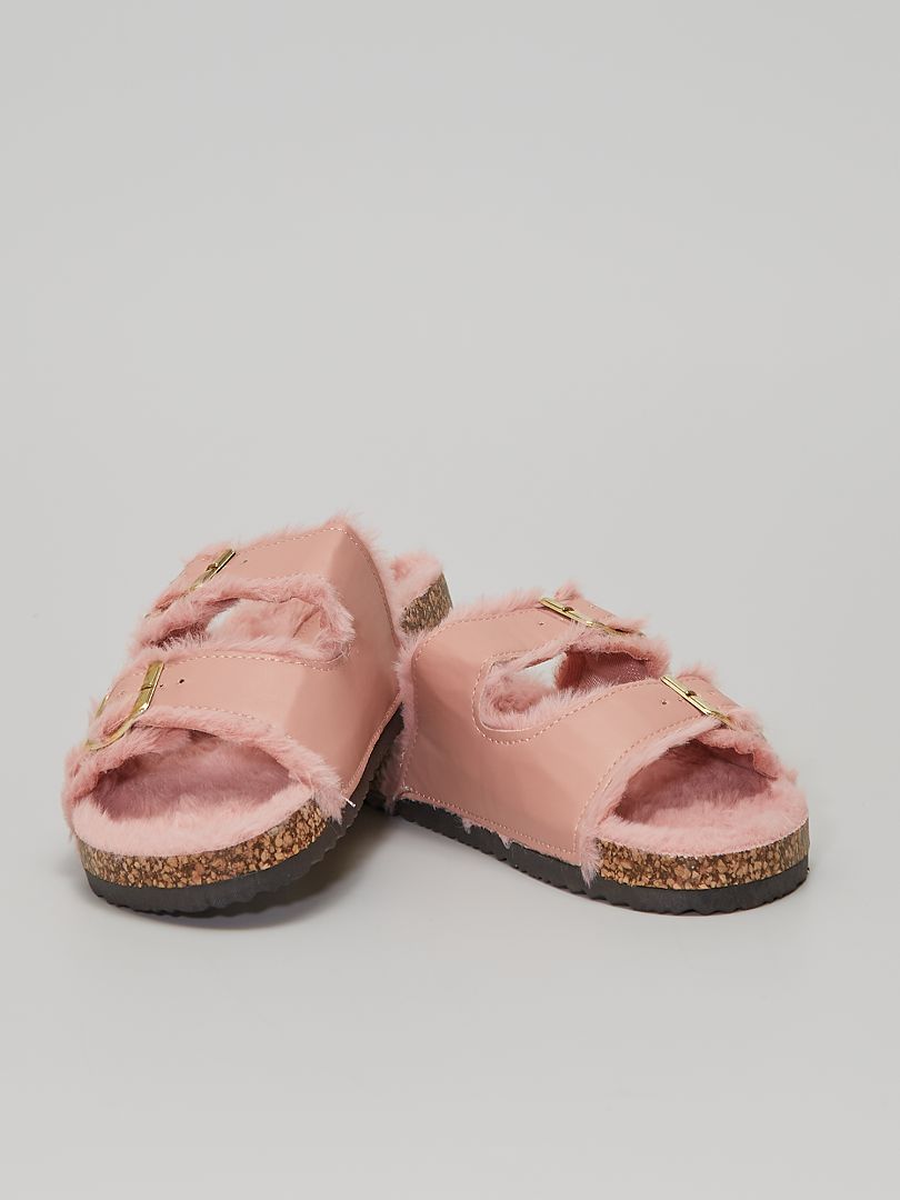 Sandales plates rose - Kiabi