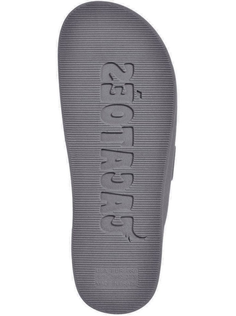 Sandales plates Sao Paulo Cacatoès Gris clair - Kiabi