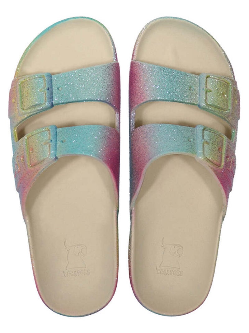 Sandales plates Sereia Cacatoès Craie - Kiabi