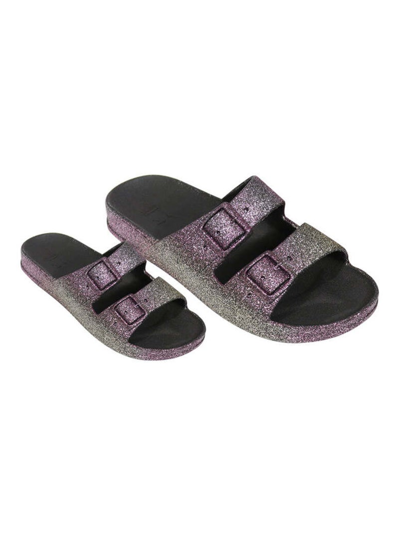 Sandales plates Sereia Cacatoès Noir - Kiabi