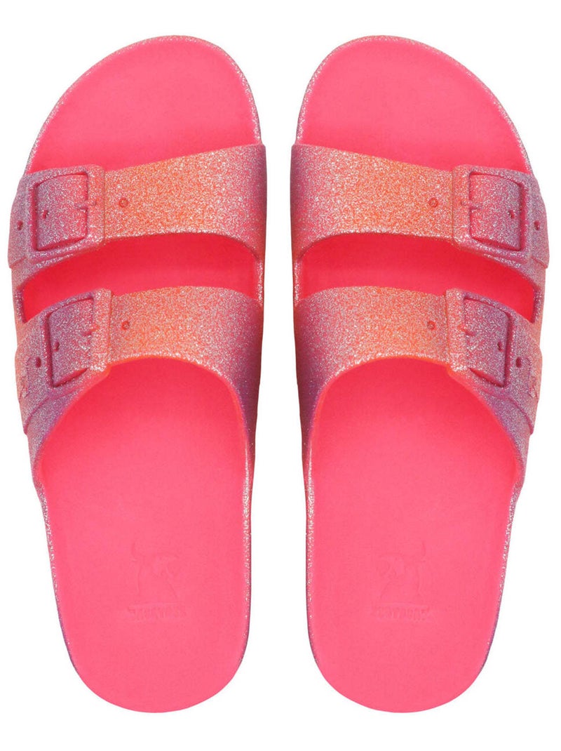 Sandales plates Sereia Cacatoès Rose fluo - Kiabi