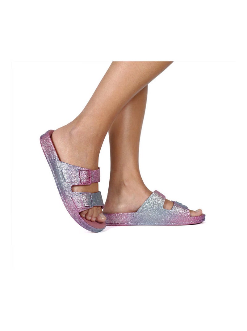 Sandales plates Sereia Cacatoès Vieux rose - Kiabi