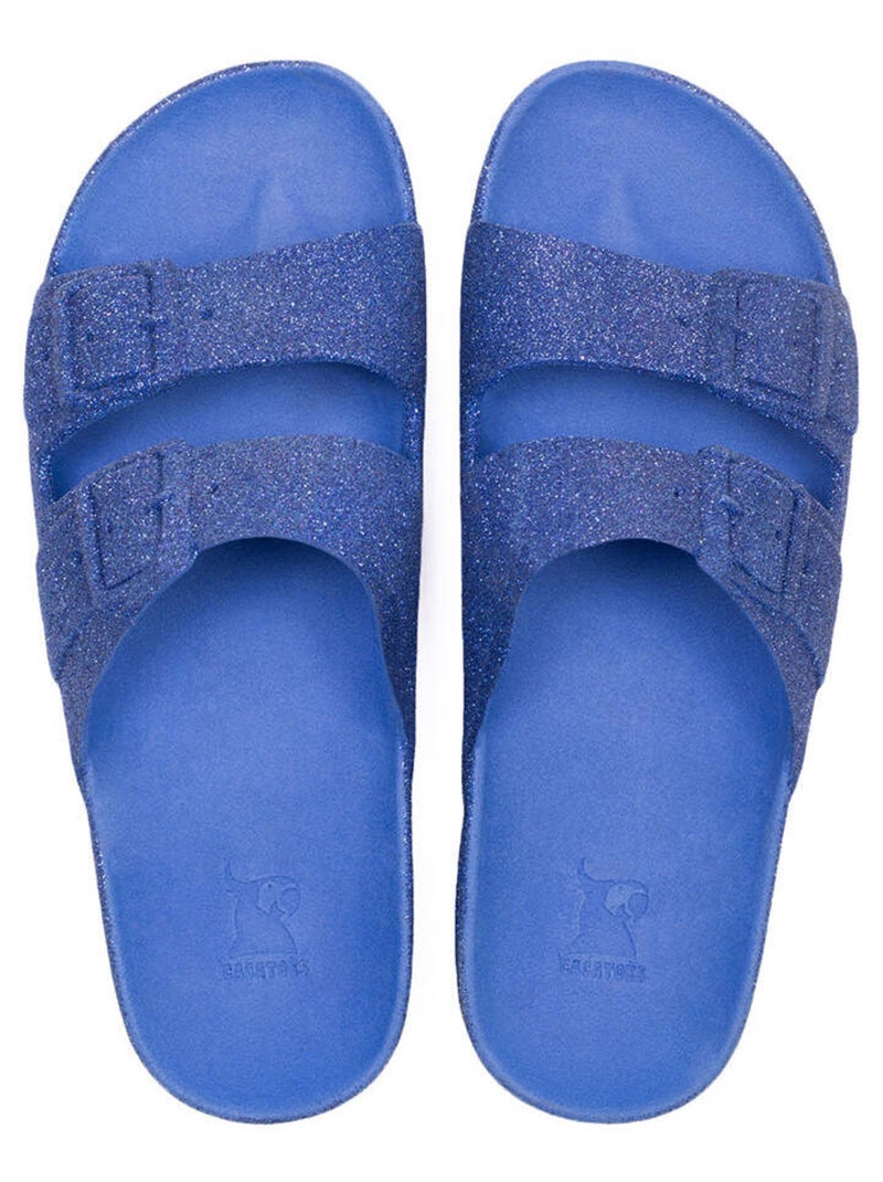 Sandales plates Trancoso Cacatoès Bleu roi - Kiabi