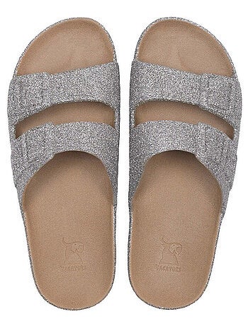 Sandales plates Trancoso Cacatoès