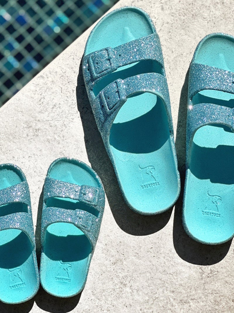 Sandales plates Trancoso Cacatoès Ciel - Kiabi