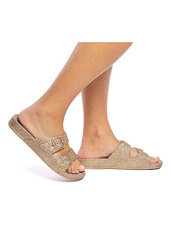 Sandales plates Trancoso Cacatoès