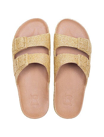 Sandales plates Trancoso Cacatoès