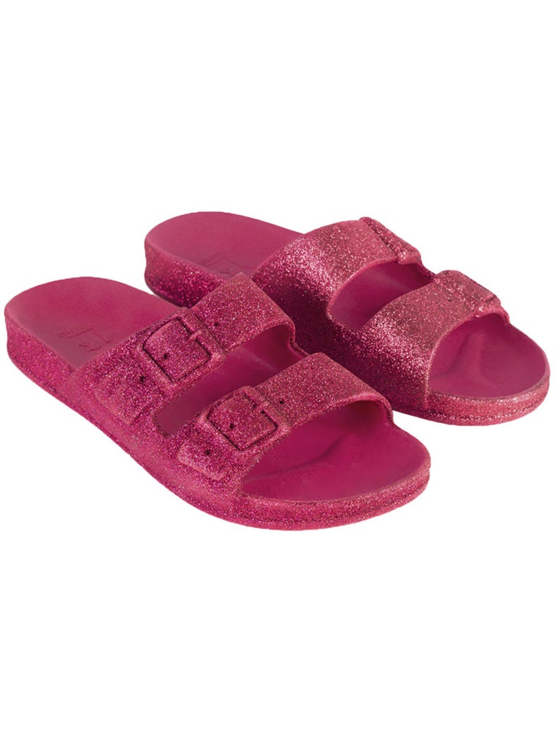 Sandales plates Trancoso Cacatoès Framboise - Kiabi