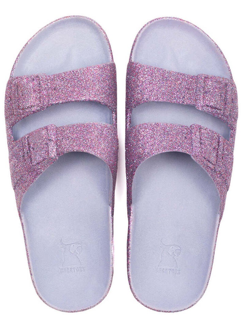 Sandales plates Trancoso Cacatoès Lavande - Kiabi