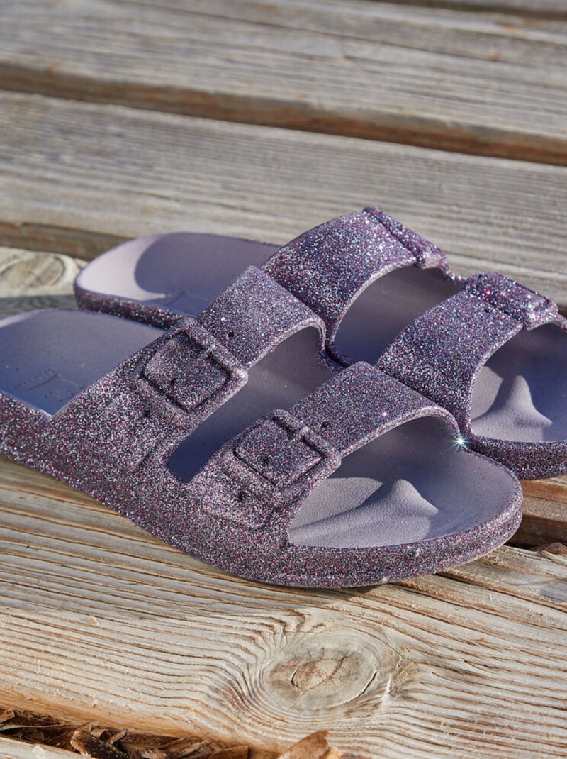 Sandales plates Trancoso Cacatoès Lavande - Kiabi