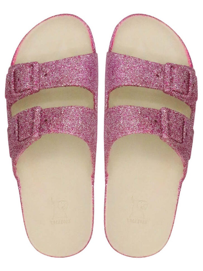 Sandales plates Trancoso Cacatoès Mauve - Kiabi