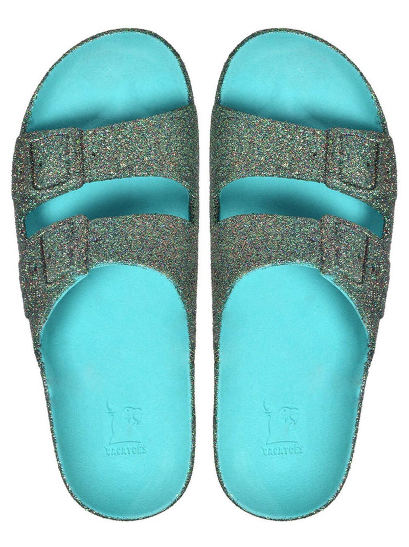 Sandales plates Trancoso Cacatoès Menthe - Kiabi