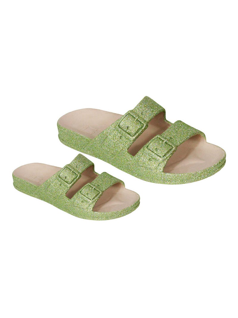 Sandales plates Trancoso Cacatoès Pistache - Kiabi