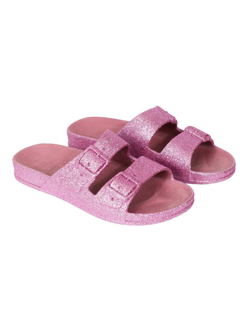 Sandales plates Trancoso Cacatoès Rose - Kiabi
