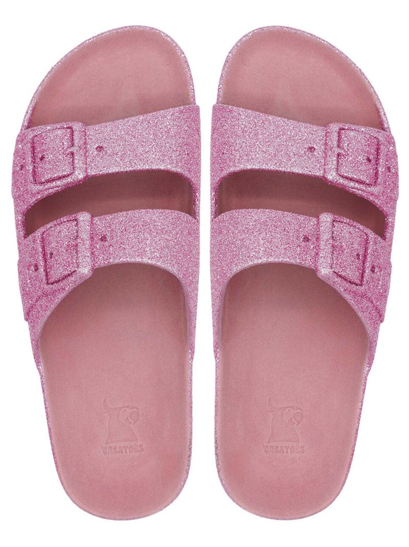 Sandales plates Trancoso Cacatoès Rose - Kiabi