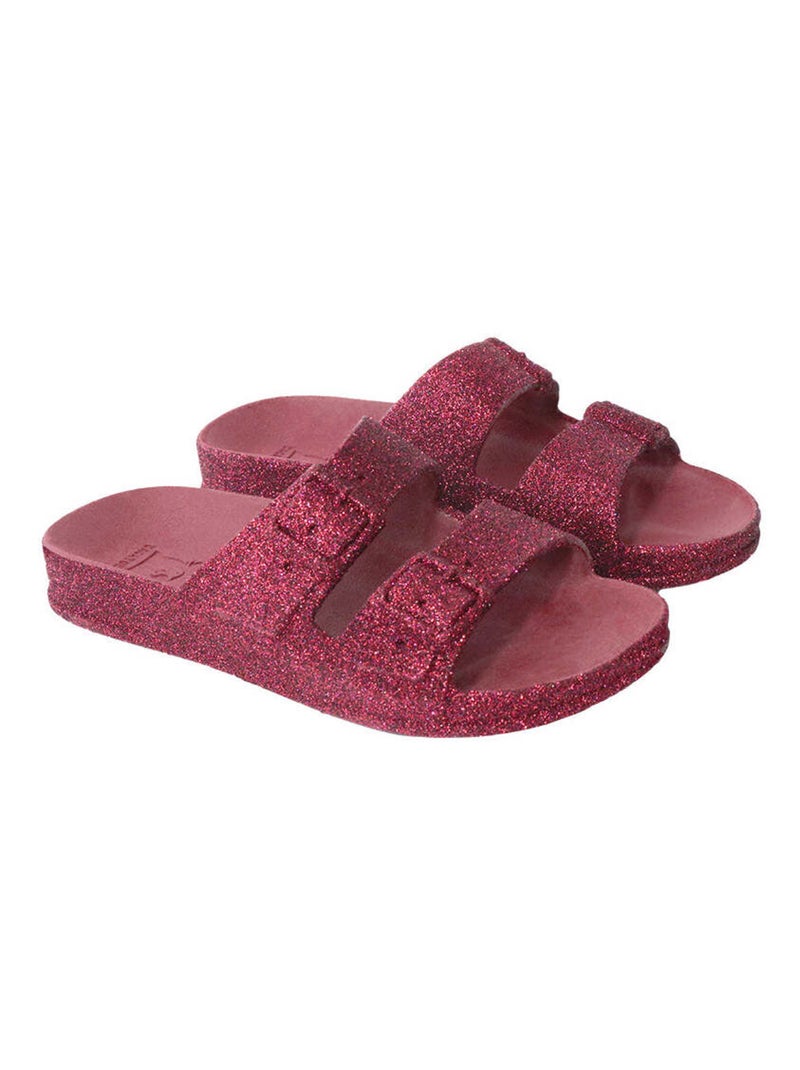 Sandales plates Trancoso Cacatoès Rouge bordeaux - Kiabi