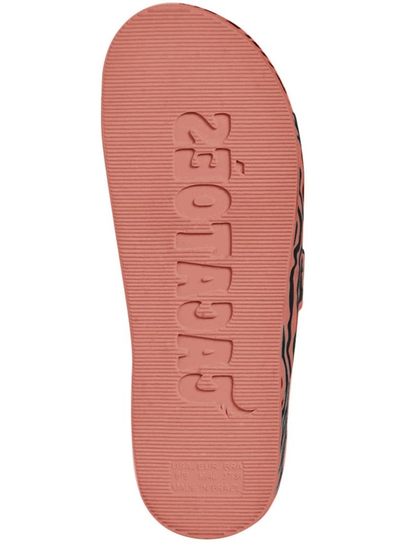 Sandales plates Zebra Kids Cacatoès Blanc cassé/Blanc cassé/Bois de rose - Kiabi