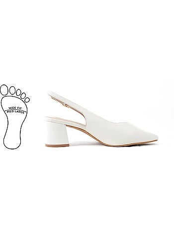 Sandales pointues pieds larges h - lea