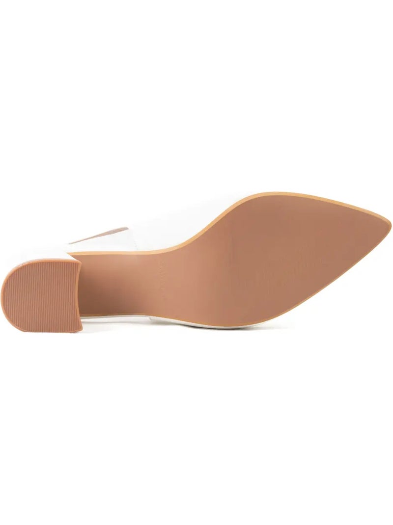 Sandales pointues pieds larges h - lea Blanc - Kiabi