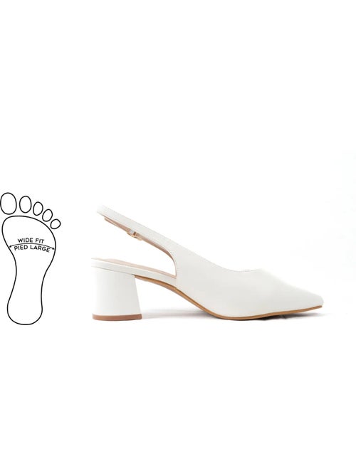 Sandales pointues pieds larges H - Modèle Lea - Kiabi