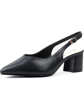 Sandales pointues pieds larges H - Modèle Lea