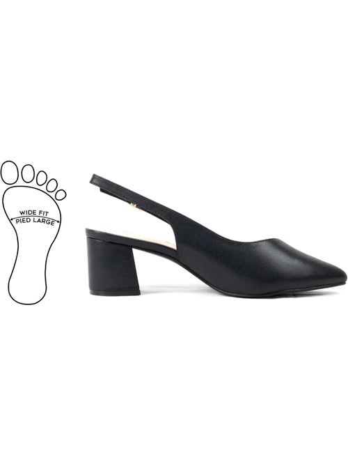 Sandales pointues pieds larges H - Modèle Lea - Kiabi