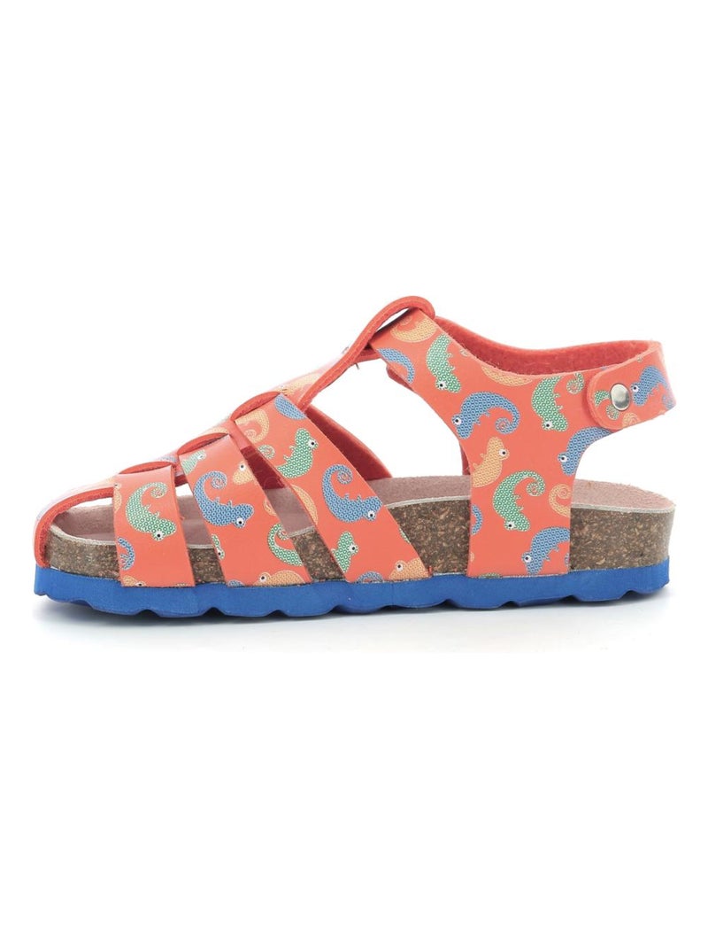 Sandales Polyurethane Kourios Orange - Kiabi