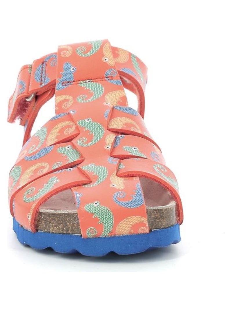 Sandales Polyurethane Kourios Orange - Kiabi