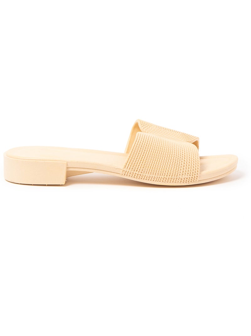 Sandales pour femme Brasileras avec semelle gomme Beige - Kiabi