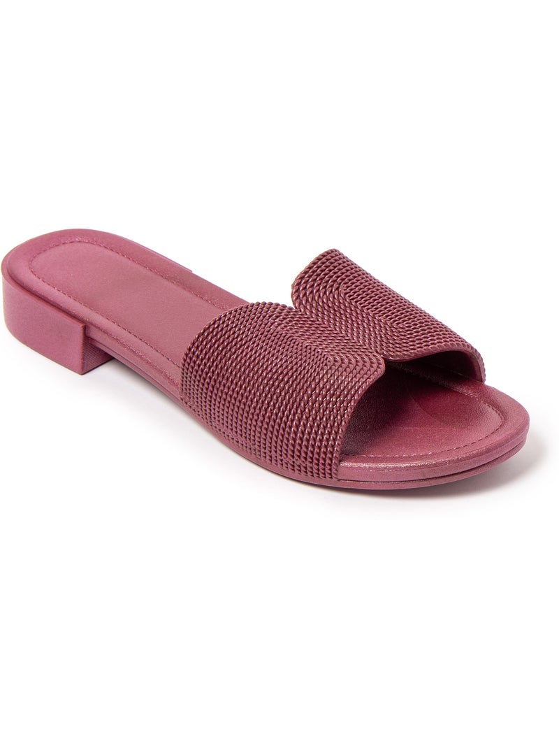Sandales pour femme Brasileras avec semelle gomme Bordeaux - Kiabi