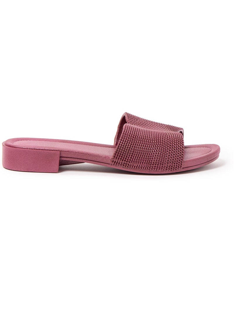 Sandales pour femme Brasileras avec semelle gomme Bordeaux - Kiabi