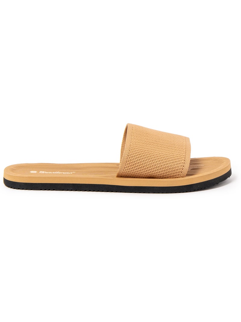 Sandales pour femme Brasileras avec semelle gomme Camel - Kiabi