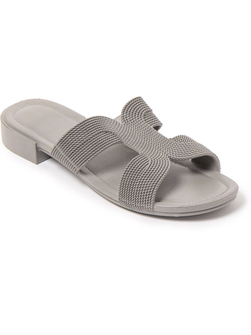 Sandales pour femme Brasileras avec semelle gomme Gris - Kiabi
