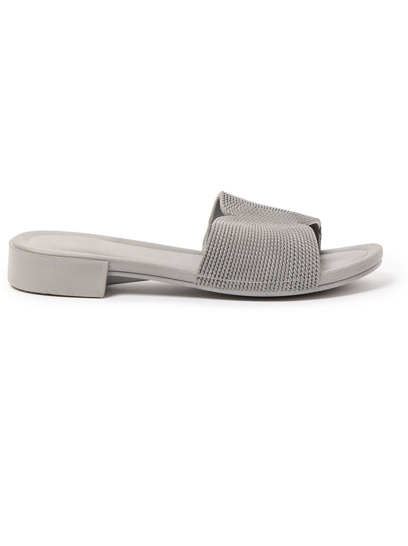 Sandales pour femme Brasileras avec semelle gomme Gris - Kiabi