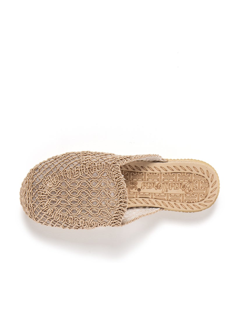 Sandales pour femme Brasileras avec semelle gomme Marron - Kiabi
