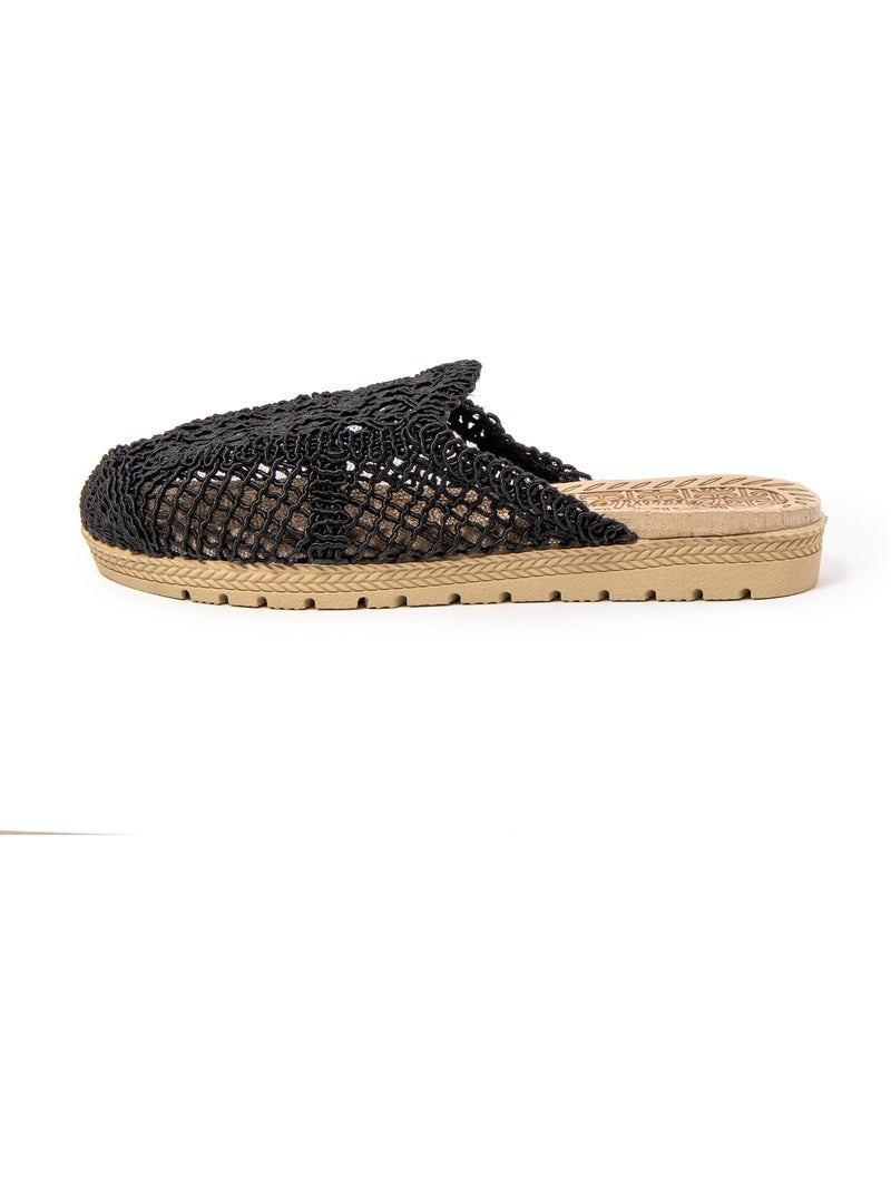 Sandales pour femme Brasileras avec semelle gomme Noir - Kiabi