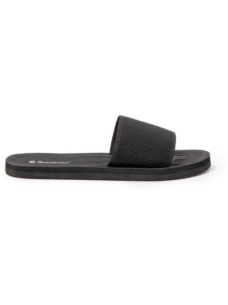 Sandales pour femme Brasileras avec semelle gomme Noir - Kiabi