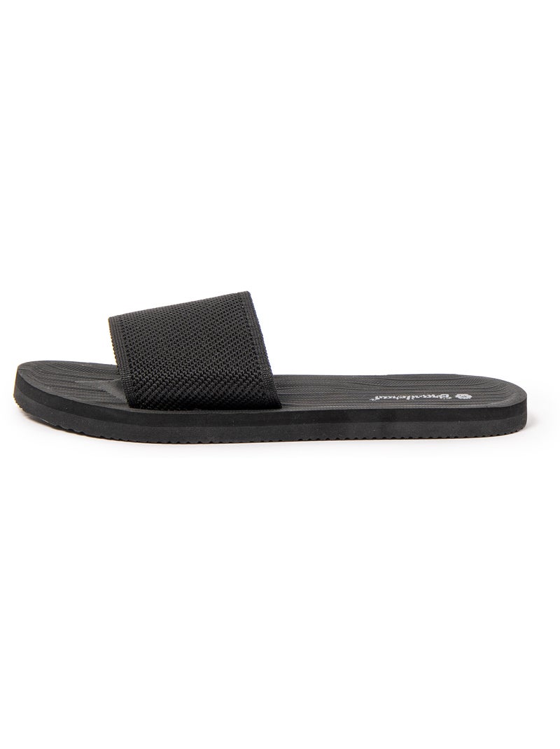 Sandales pour femme Brasileras avec semelle gomme Noir - Kiabi