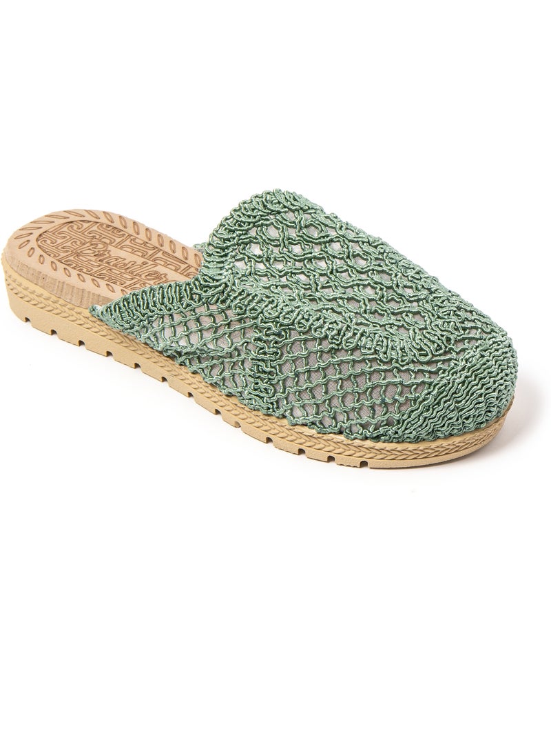 Sandales pour femme Brasileras avec semelle gomme Vert - Kiabi