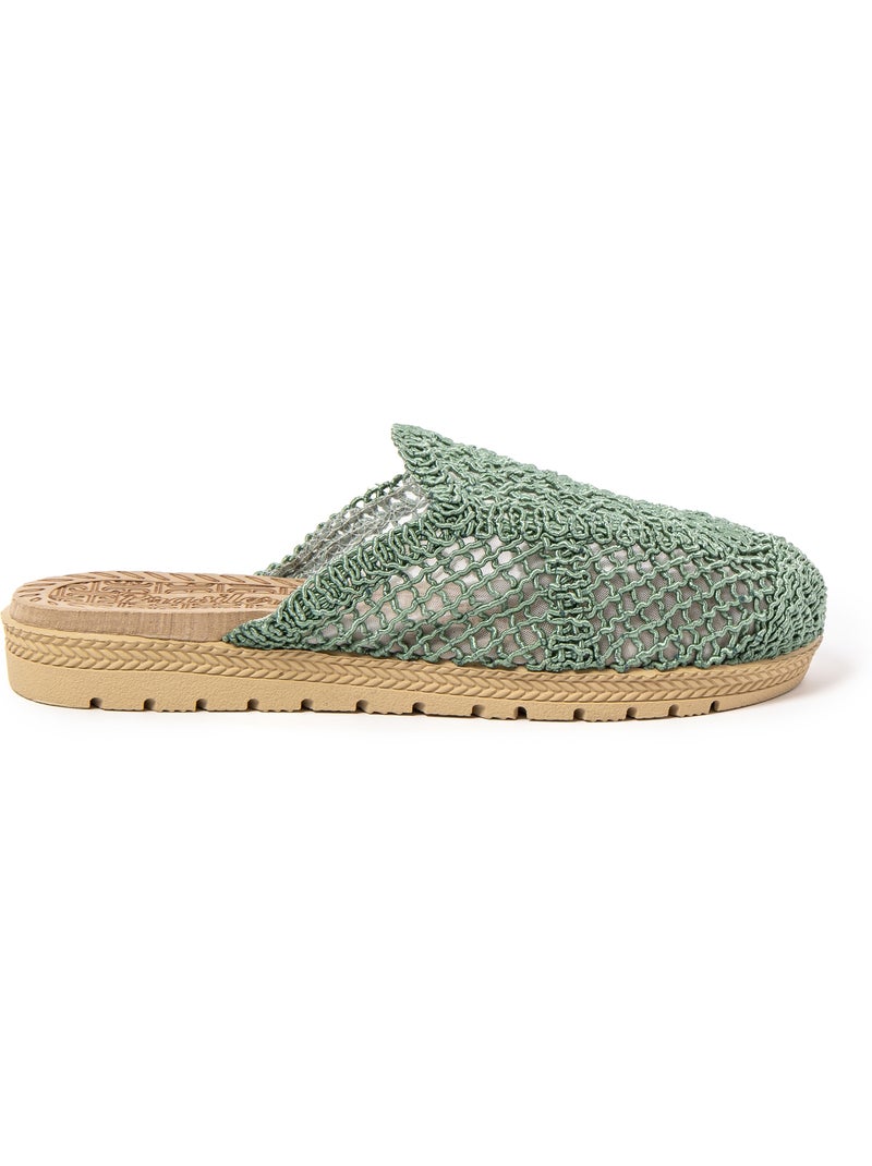 Sandales pour femme Brasileras avec semelle gomme Vert - Kiabi