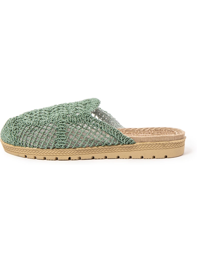 Sandales pour femme Brasileras avec semelle gomme Vert - Kiabi