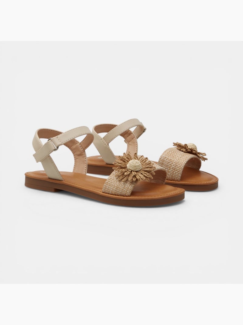 Sandales pour fille Beige - Kiabi